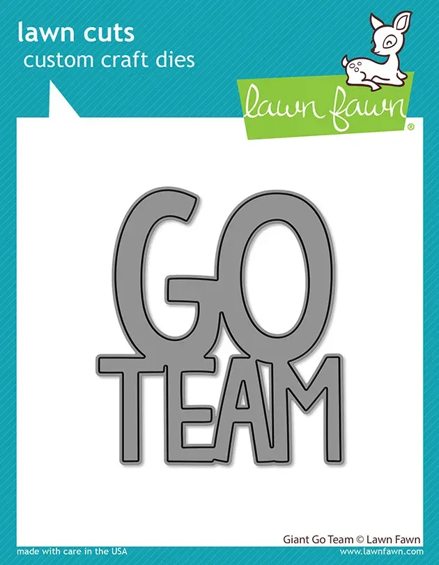 Lawn Fawn Lawn Cuts Giant Go Team Stanzschablone Sport