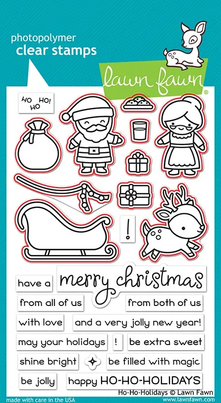 Lawn Fawn Lawn Cuts Ho-Ho-Holidays Stanzen