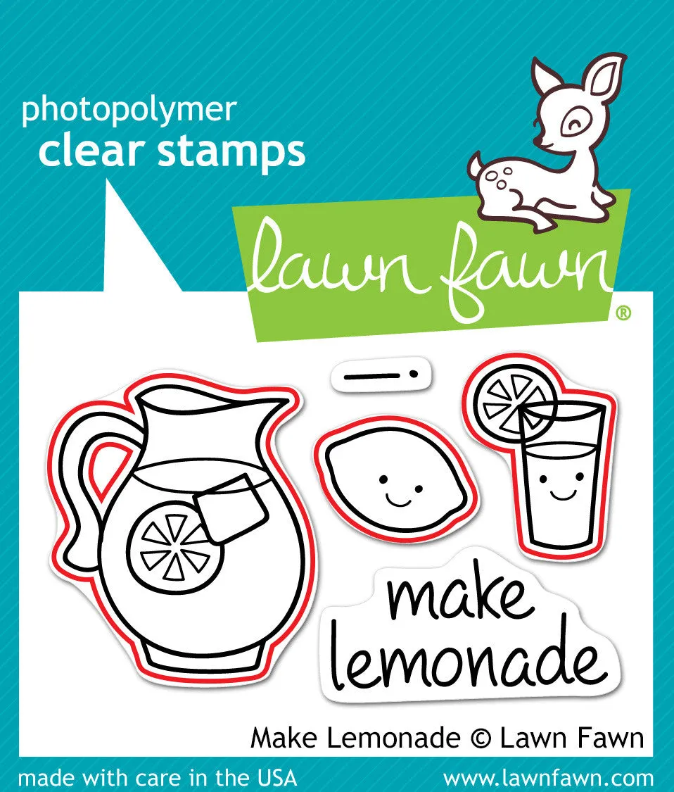 Lawn Fawn Make Lemonade LF905 Stanzschablonen Sommer