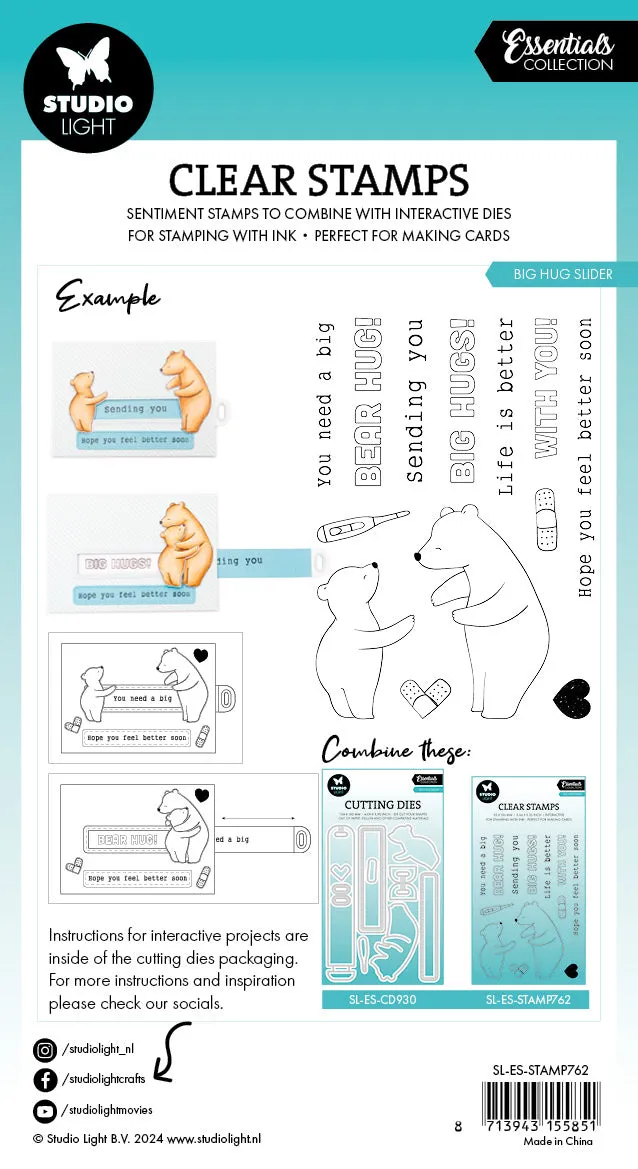 StudioLight Essentials Hug Slider Clear Stamp interaktiv