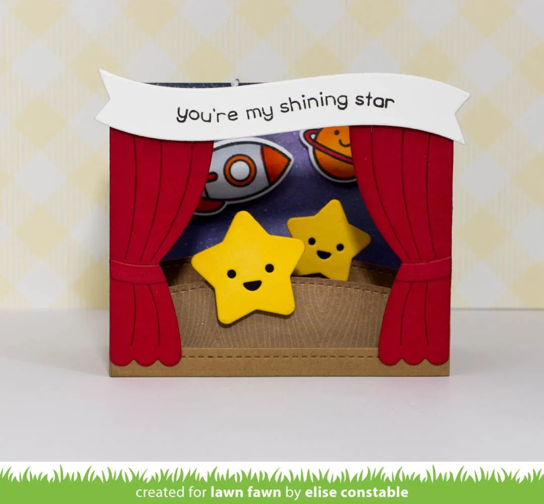 Lawn Fawn Shadow Box Theater Add-on Stanzen Bühne