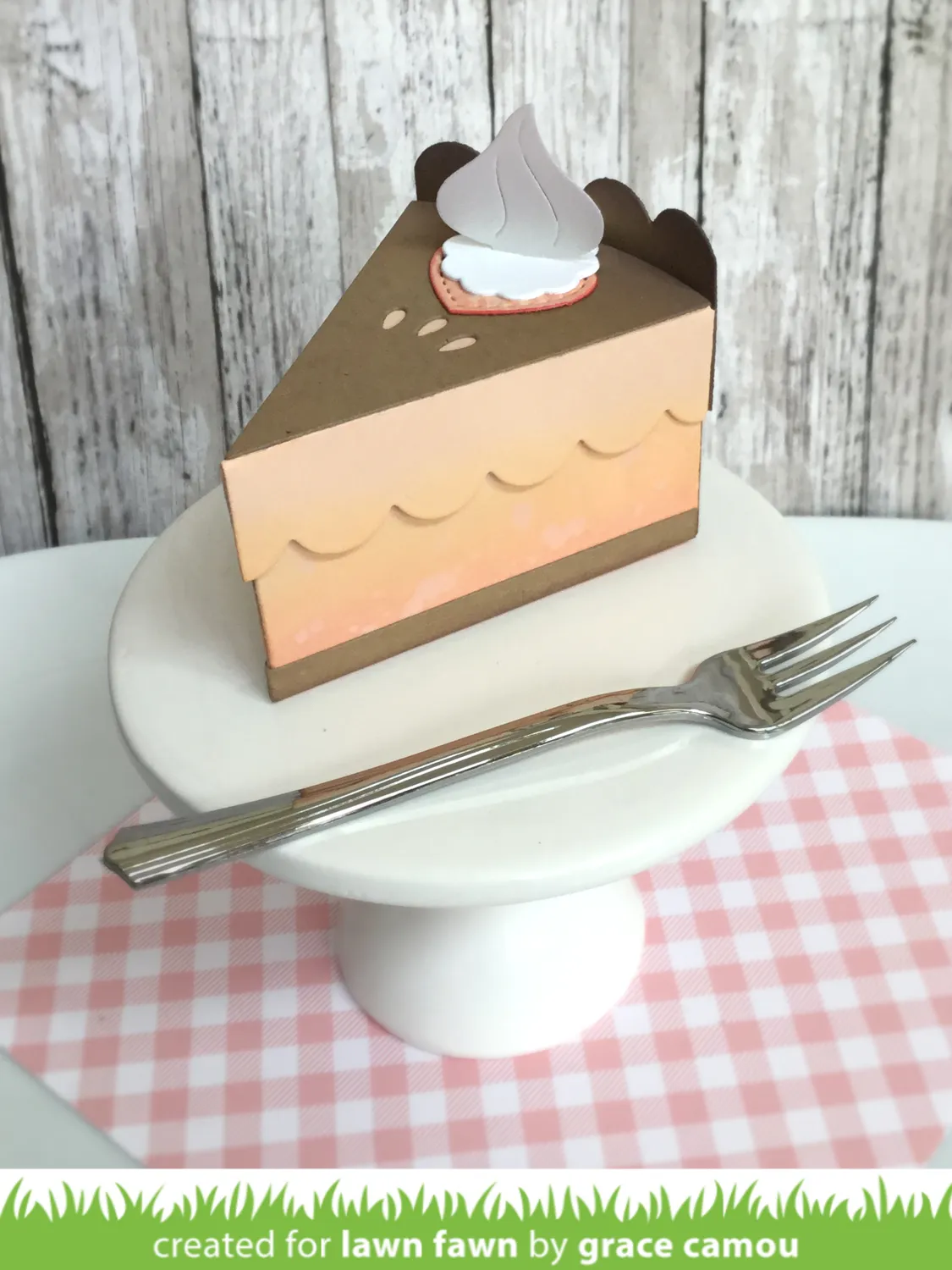 Lawn Fawn Cake Slice Box Pie Add-On Stanze LF2053