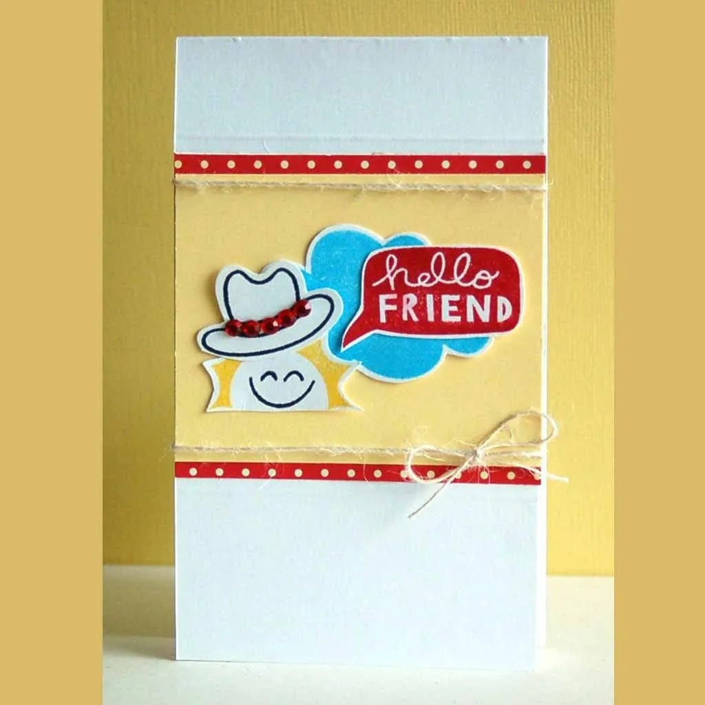 Lawn Fawn Hello Friend Clear Stamps Freundschaft 7-teilig