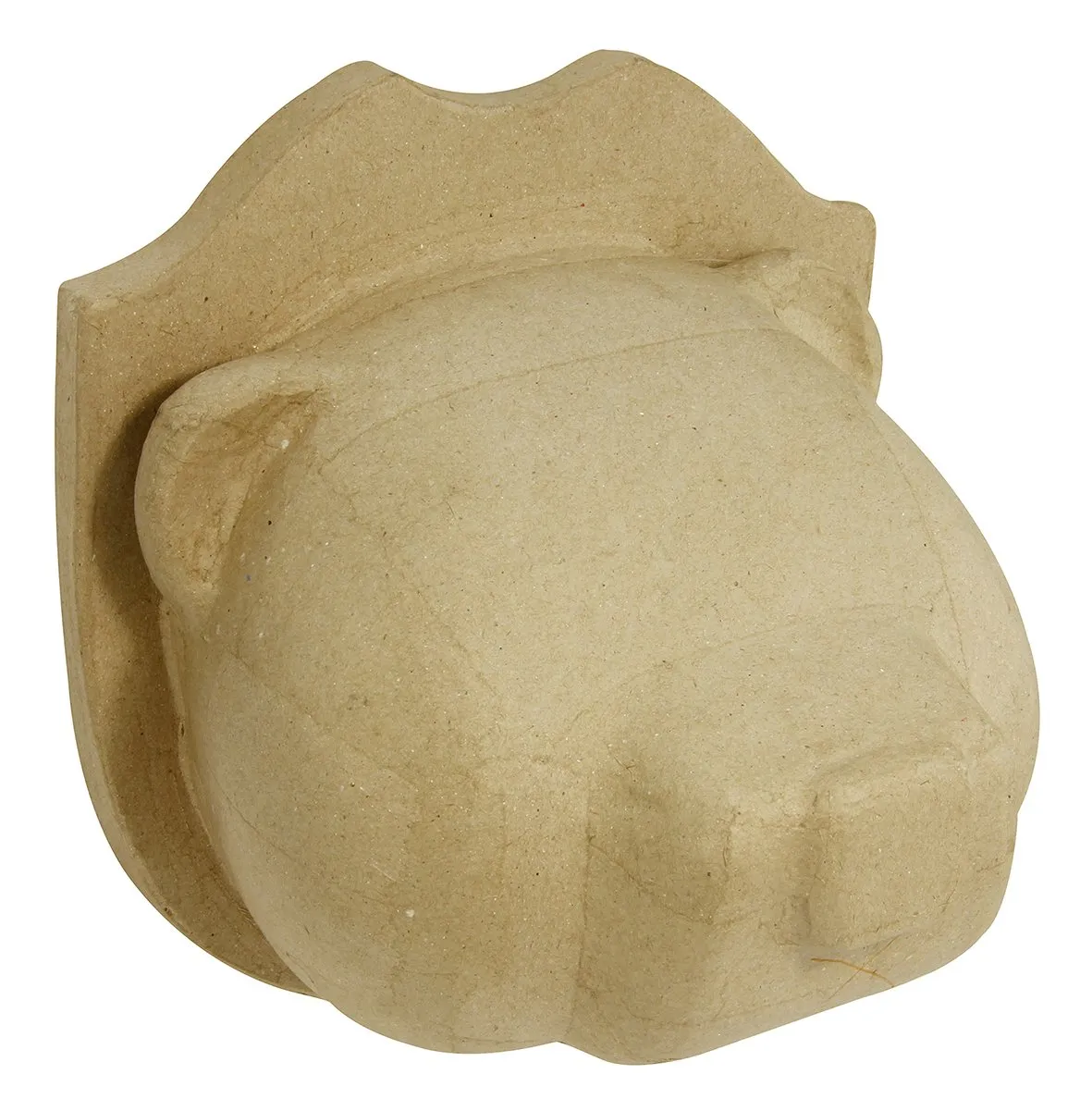 décopatch LA015C Büffel Pappmaché-Trophäe 52 cm kraftbraun