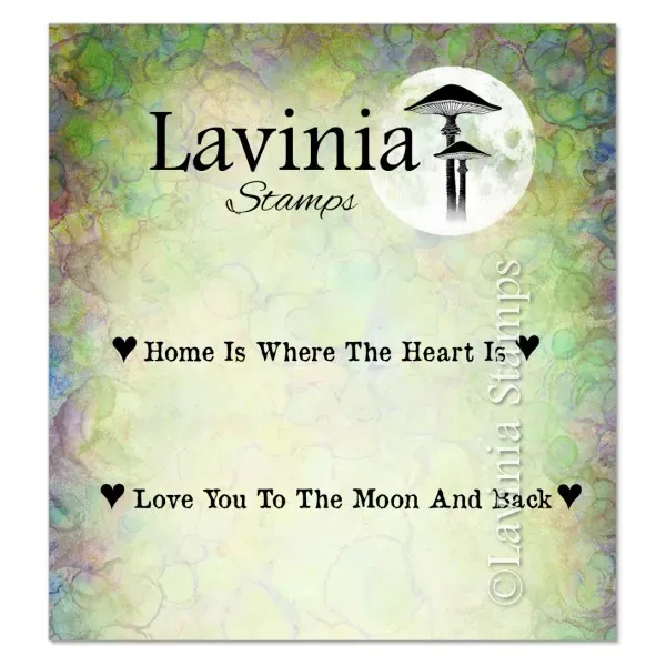 Lavinia Stamps Words from the Heart Stempel Schriftzug klar