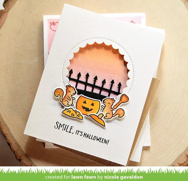 Lawn Fawn Pick of the Patch Stempel Halloween Kürbis
