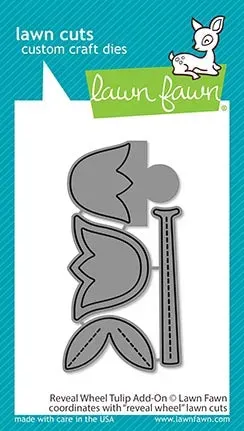 Lawn Fawn Reveal Wheel Tulip Add-On Stanzen Tulpe
