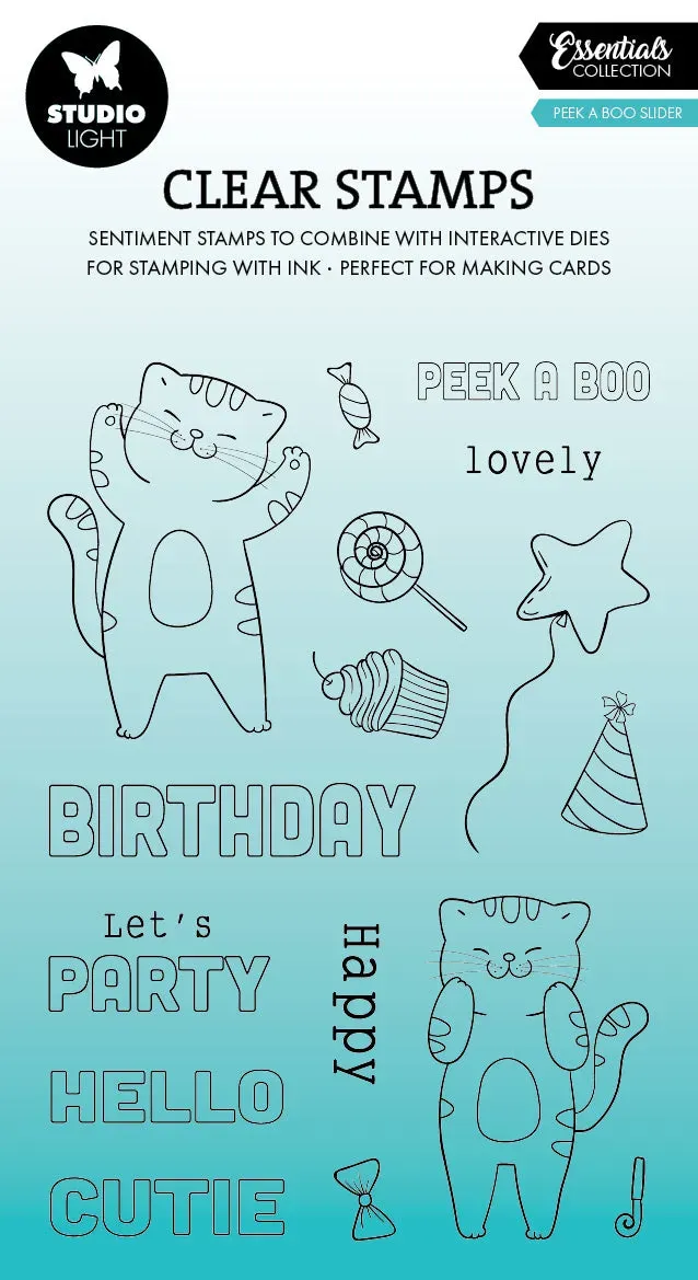 Studio Light Essentials Peek A Boo Slider Clear Stempel
