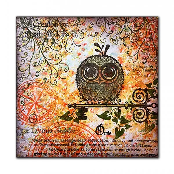 Lavinia-Stamps Wise Owl Stempel Eule