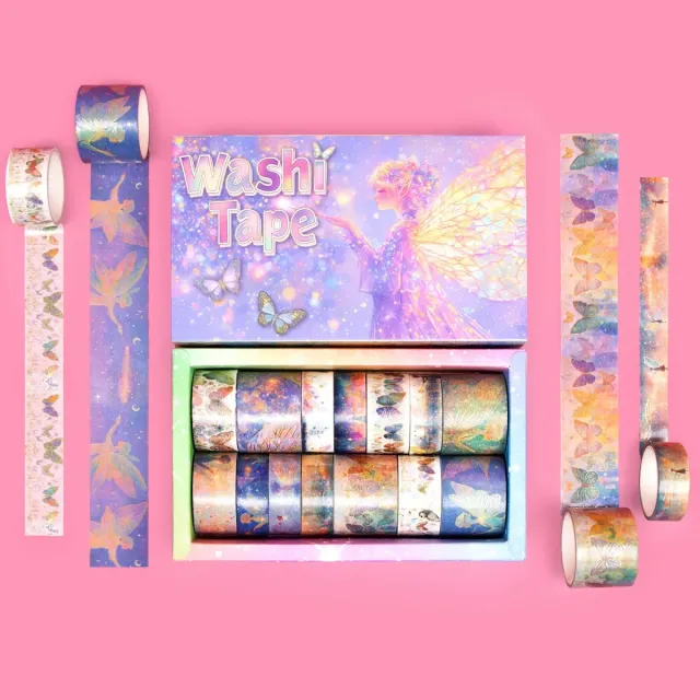 Ieebee Celestial Fairy Washitape 14 Rollen Mond Sterne