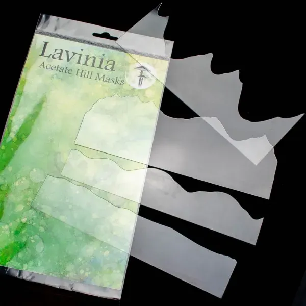 Lavinia-Stamps Acetate Hill Masks Schablone Hügel