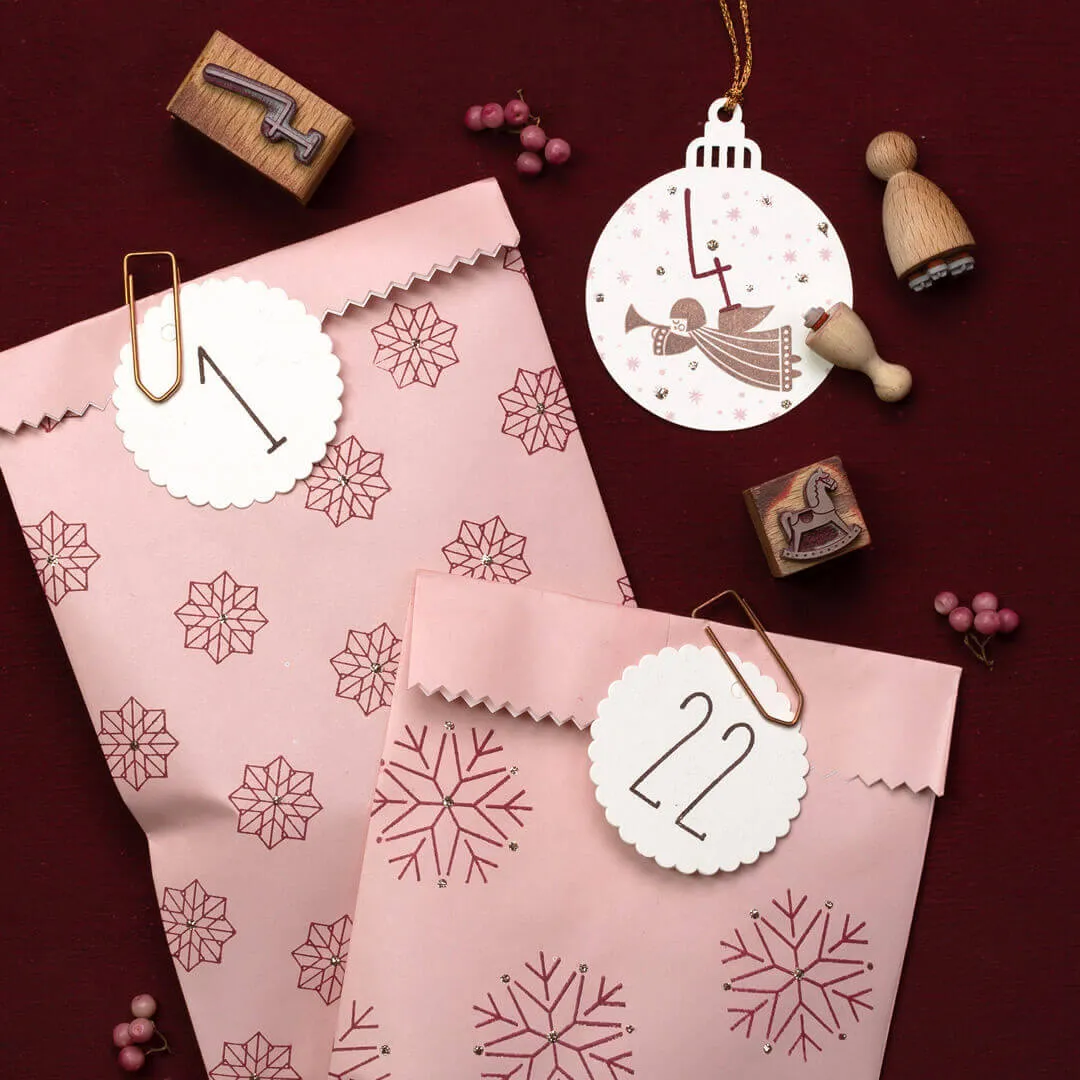 Perlenfischer Christmas Bauble Small Papertags 20 Stück