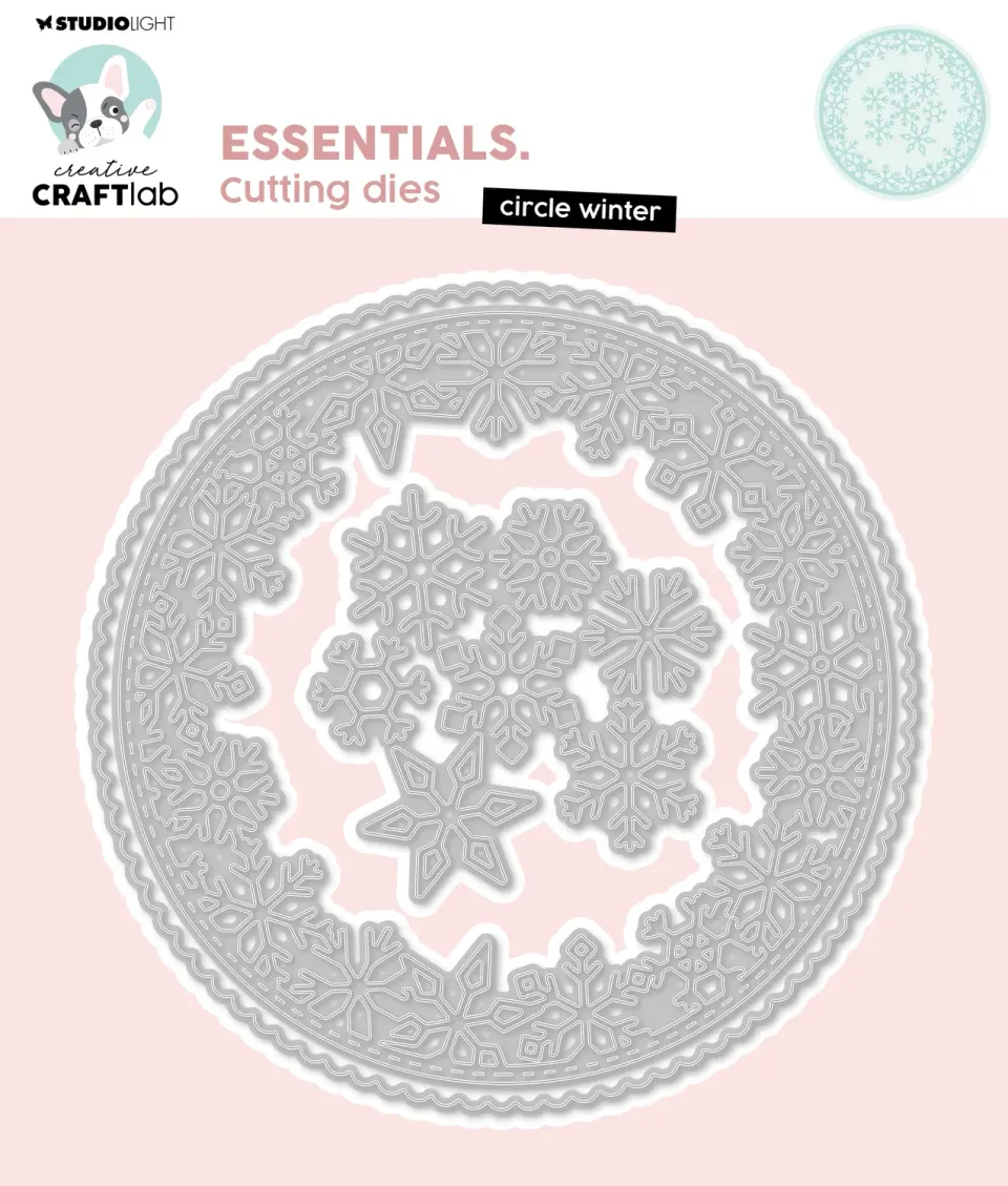 StudioLight Creative Craftlab Circle winter Stanzschablone Winter