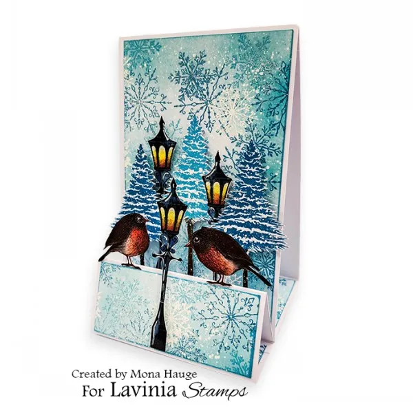 Lavinia-Stamps Snowy Fir Tree Stempel Photopolymer