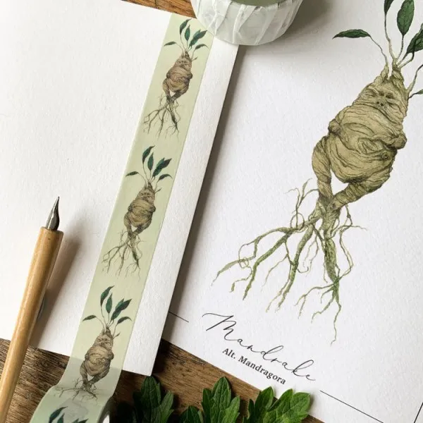 Lavinia Stamps Magical Mandrake Washi Tape Kräuter