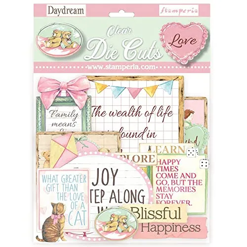 Stamperia DayDream Clear Die-Cuts Papiermotive