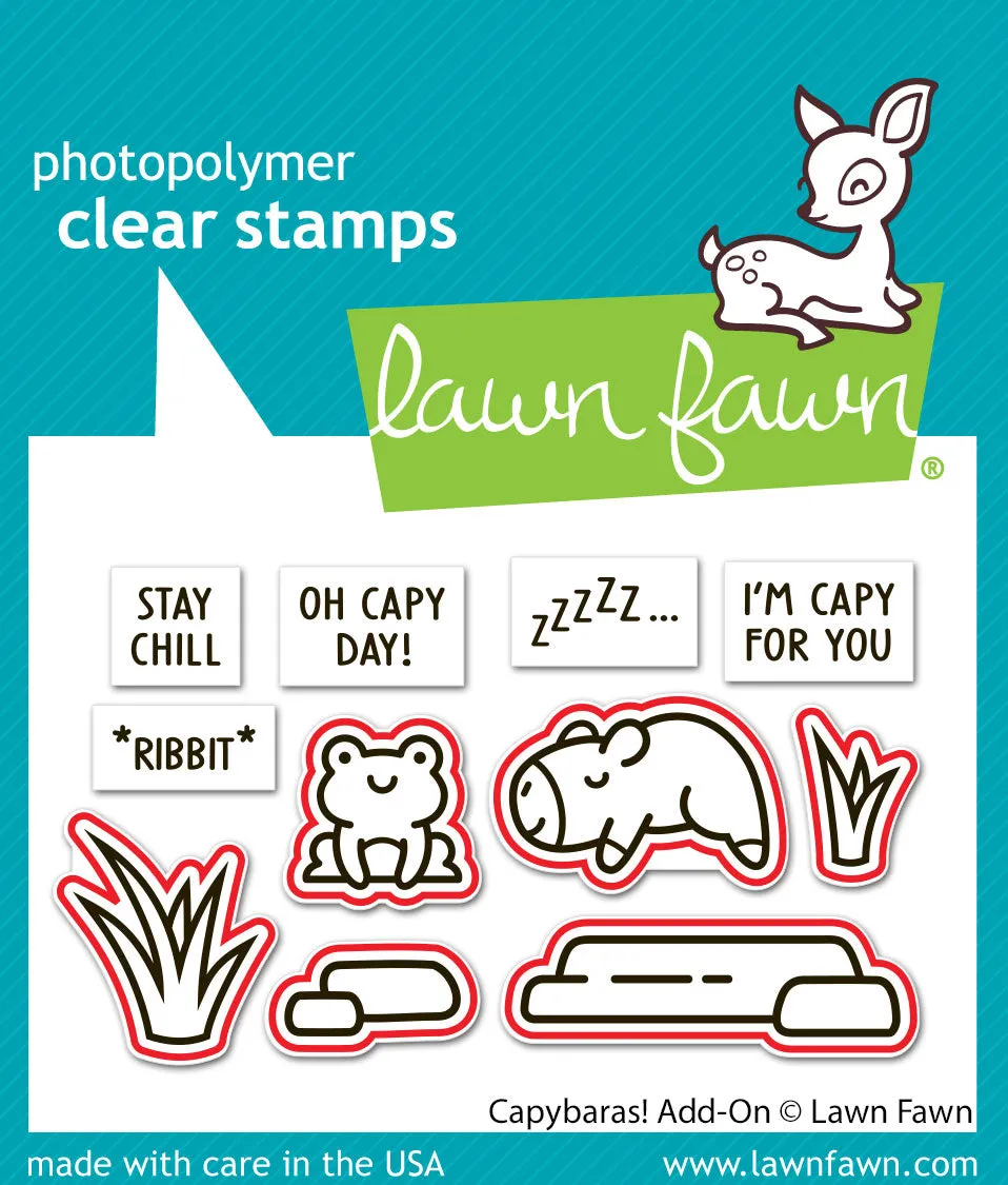 Lawn Fawn Lawn Cuts Capybaras Add-On Stanzschablonen