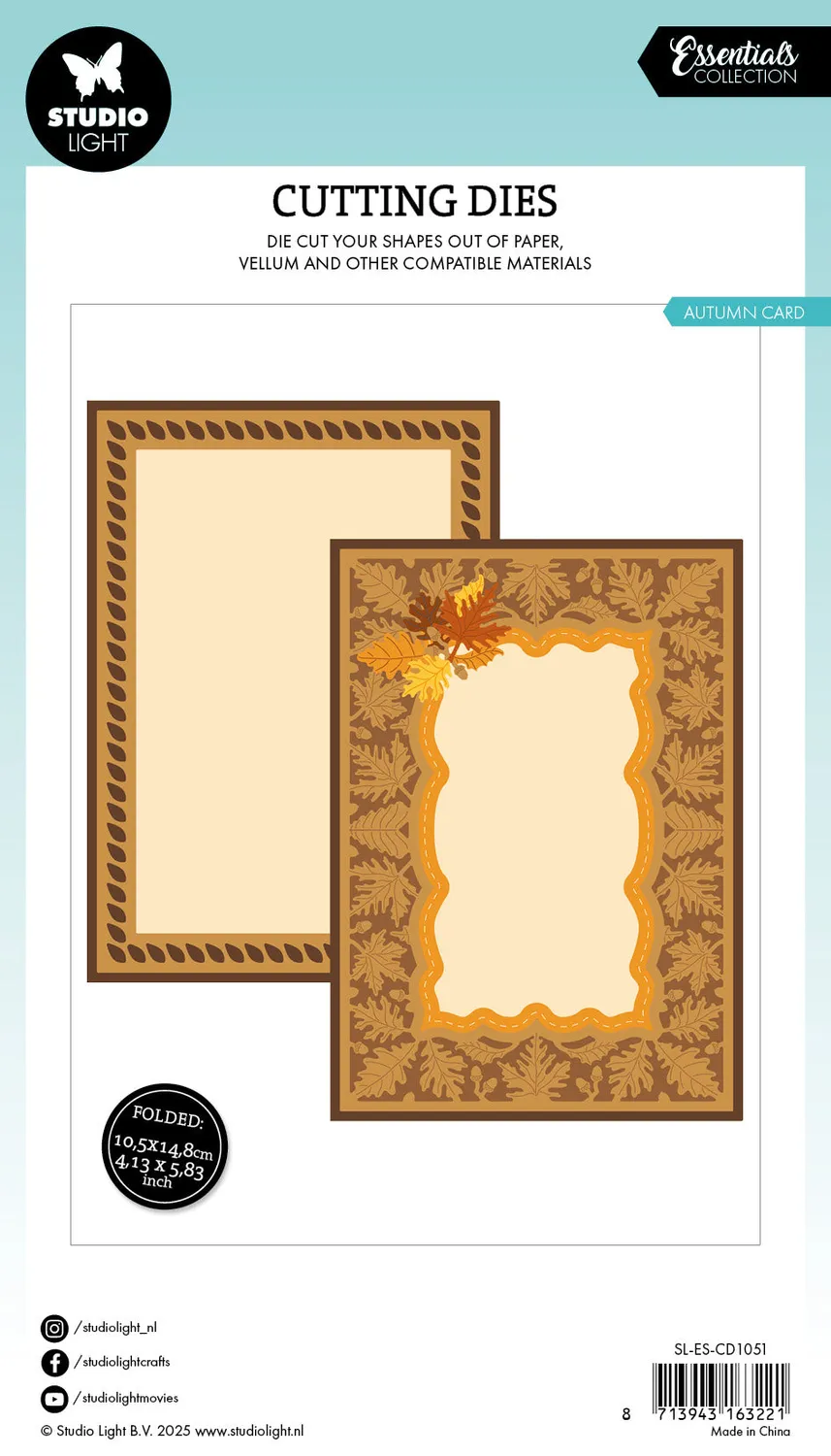 StudioLight Essentials Autumn Card Stanzschablone A5