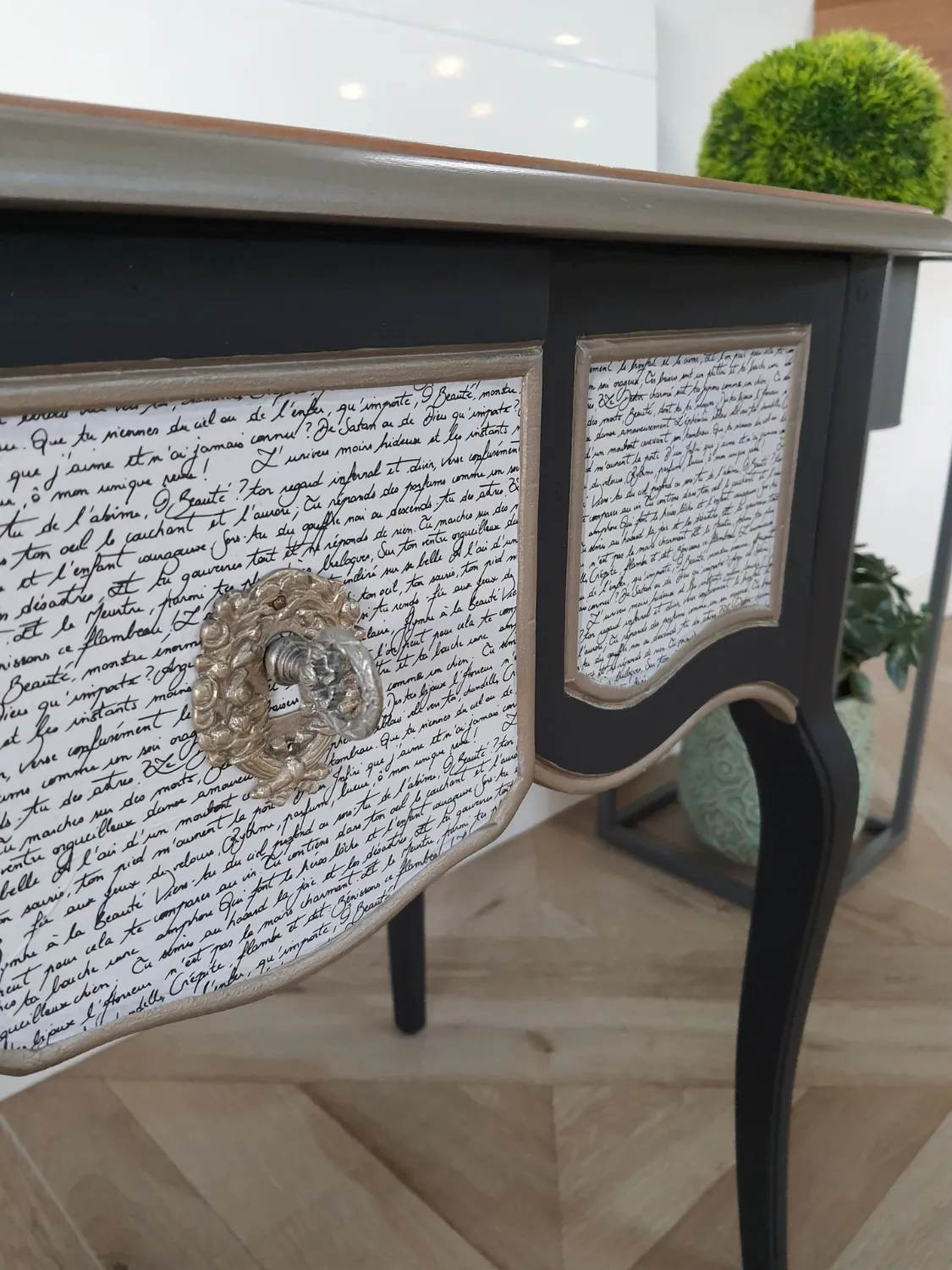 décopatch Papier C771O 3 Bögen Handschrift Gedicht
