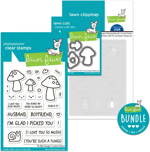 Lawn Fawn To My Fungi LF3310 Bundle Pilze 3-teilig