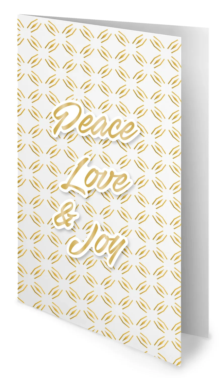 StudioLight Essentials Gold Sentiments Trendy Papierelemente 40 Stück Sprüche