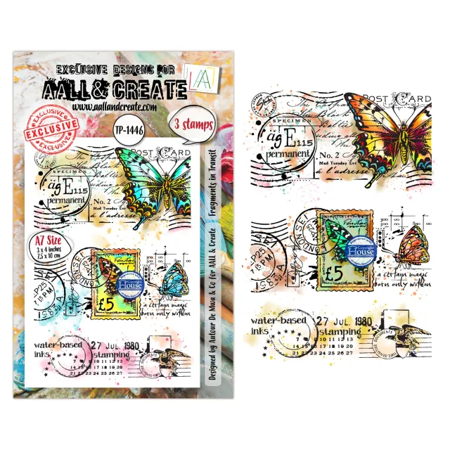 AALL and Create TP-1446 Fragments Stempelset A7 Collage