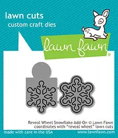 Lawn Fawn Reveal Wheel Snowflake Add-On Stanzschablone Schneeflocke
