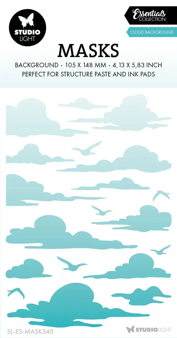 StudioLight Essentials Schablone Cloud Background Wolkenhimmel