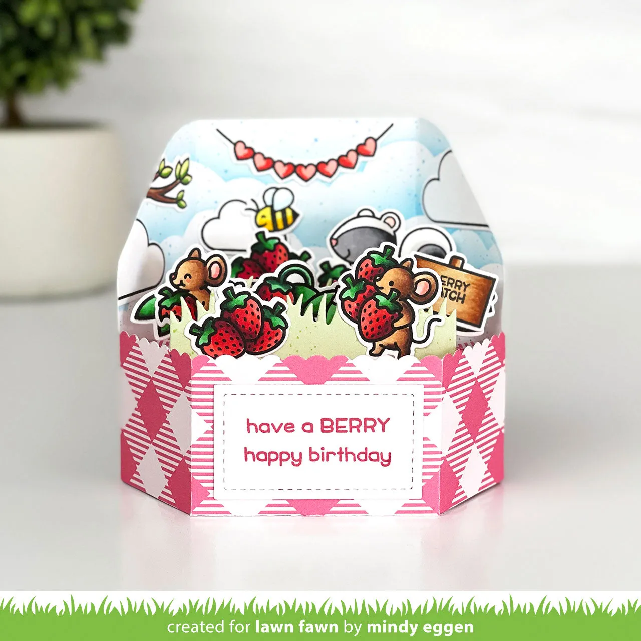 Lawn Fawn Platform Pop-Up Add-On Stanzschablonen interaktiv