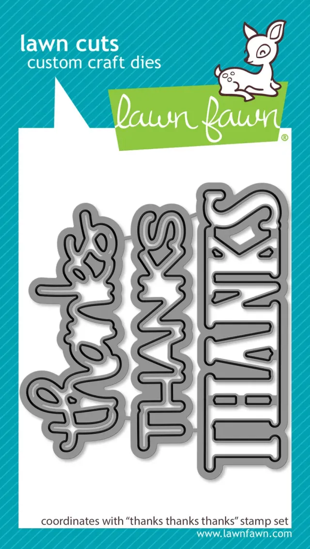 Lawn Fawn Thanks Thanks Thanks Lawn Cuts Stanzen