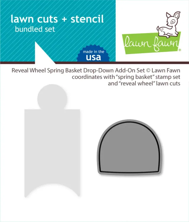 Lawn Fawn Reveal Wheel Spring Basket Stanzen 2tlg
