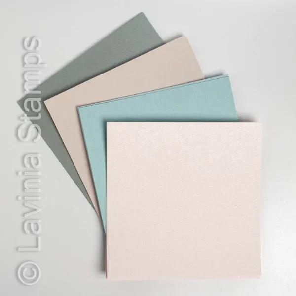 Lavinia-Stamps Coloured Cards Pastels Blankokarten 15x15 cm