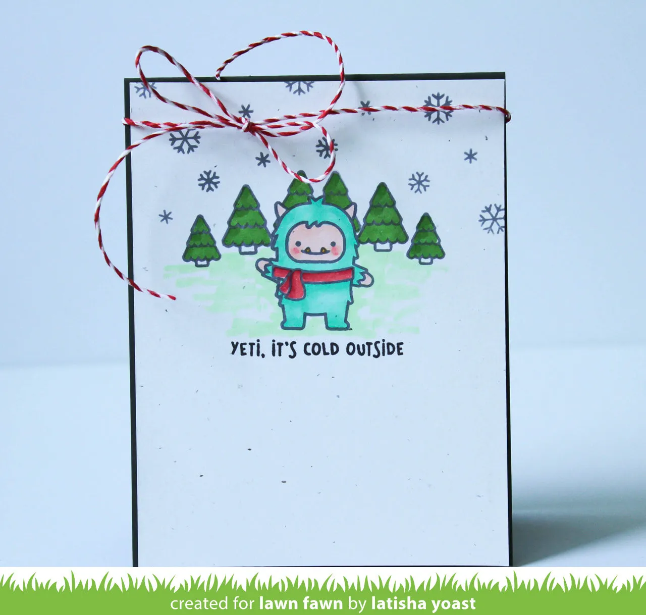 Lawn Fawn Yeti Or Not Stempelset Weihnachten Yeti