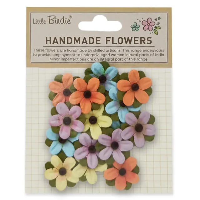 Lavinia-Stamps Juno Vibrant Aura Papierblumen 15 Stück