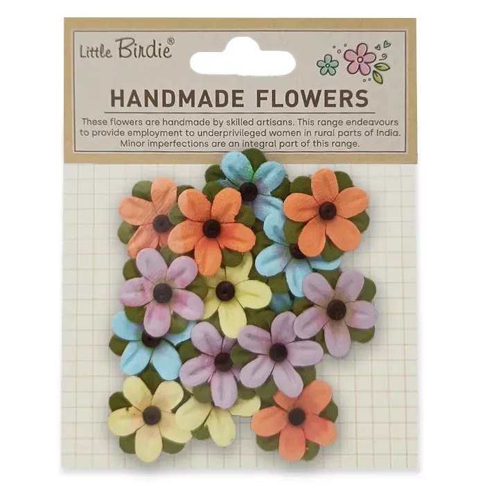 Lavinia-Stamps Juno Vibrant Aura Papierblumen 15 Stück