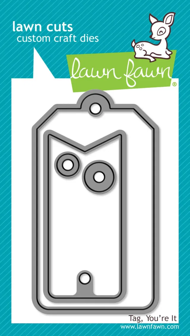 Lawn Fawn Tag You're It LF575 Stanzschablonen Tags