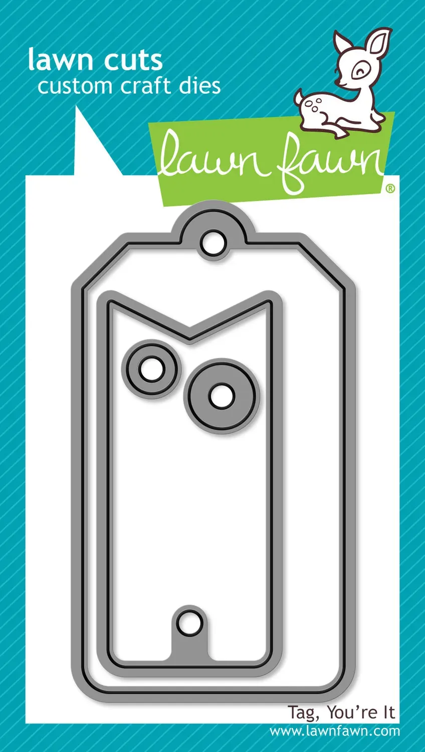 Lawn Fawn Tag You're It LF575 Stanzschablonen Tags