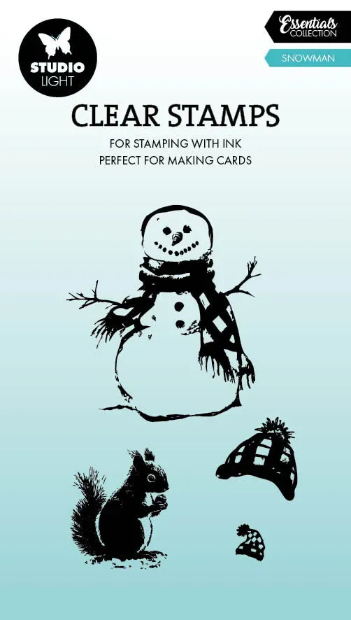 StudioLight Essentials Clear Stamp Snowman Motivstempel