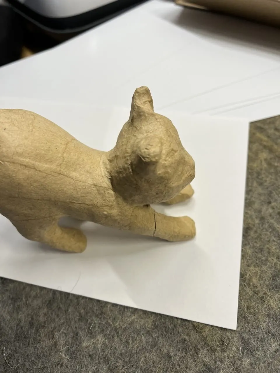 décopatch AP129O Pappmaché-Katze XS 16,5 cm 1 Stück