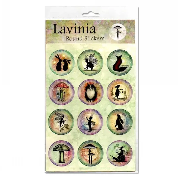 Lavinia-Stamps Round Journaling Sticker Kreise