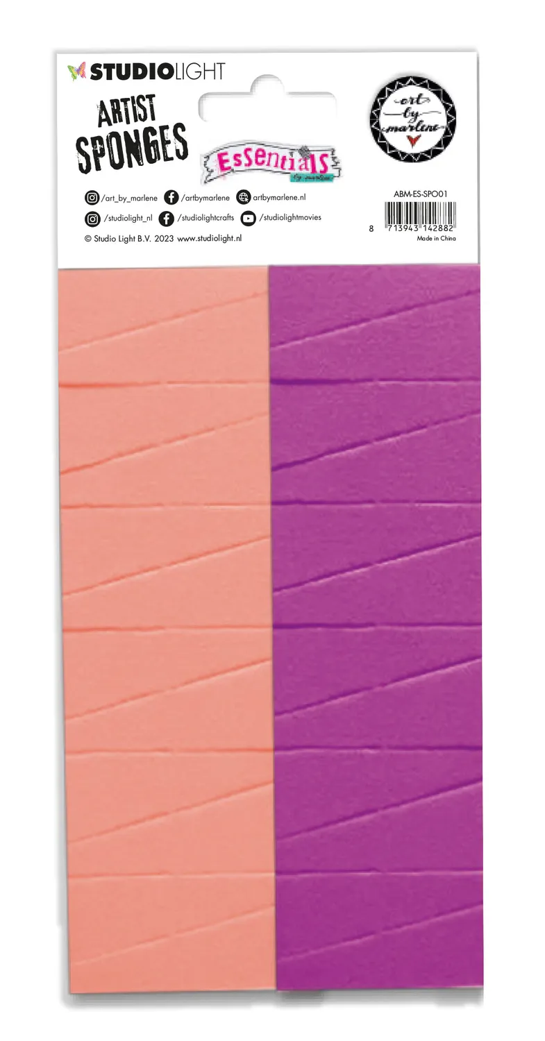 StudioLight Art by Marlene Essentials Artist Sponges Schwämme 48 Stück 4 Farben