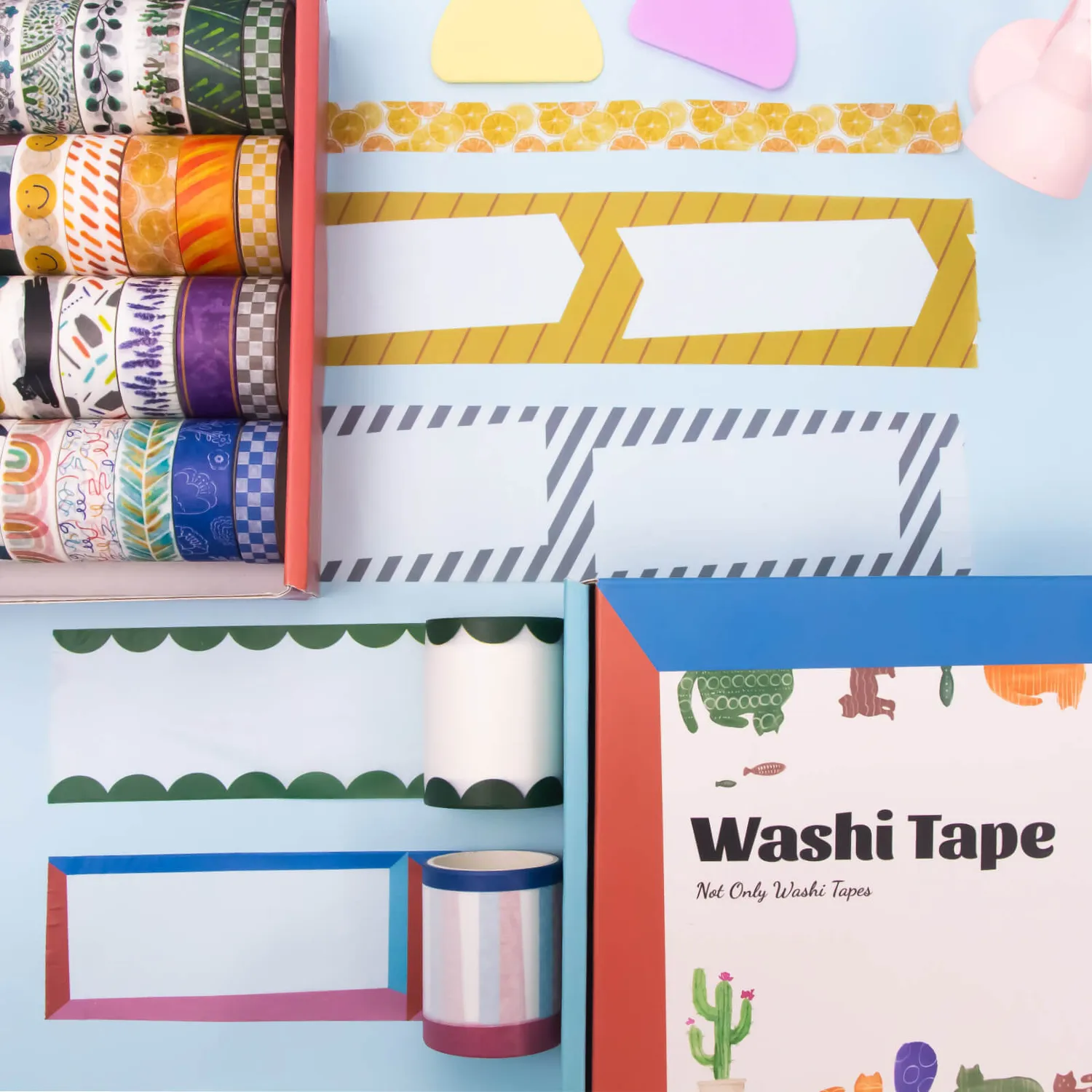 Ieebee Sticky Note Washi Tape Set 36 Rollen beschriftbar