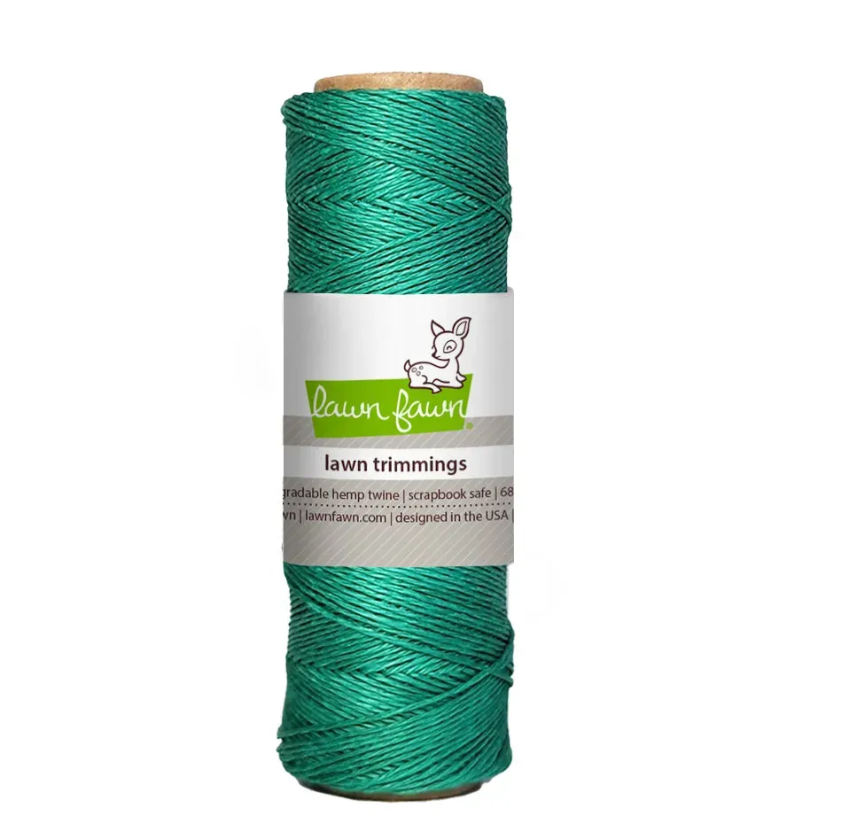 Lawn Fawn Lawn Trimmings Emerald Hanfkordel 68yd Grün