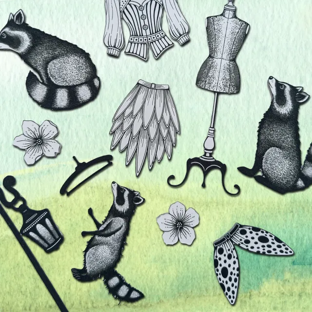 Lavinia-Stamps The Loomweavers Collection Bundle Schneidedatei