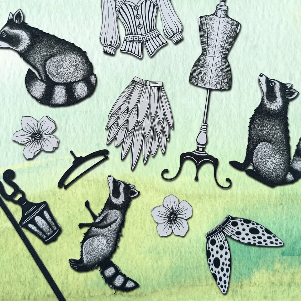 Lavinia-Stamps The Loomweavers Collection Bundle Schneidedatei