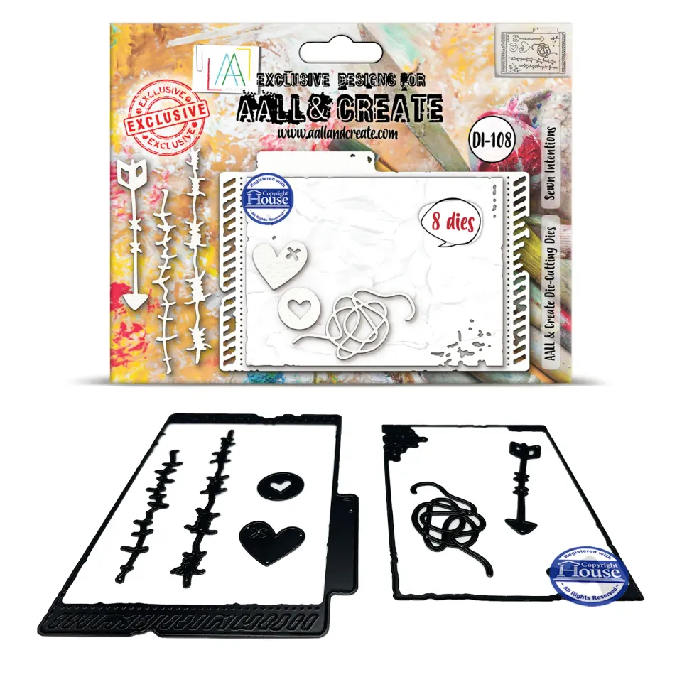 AALL and Create DI-108 Sewn Intentions Stanzschablonen