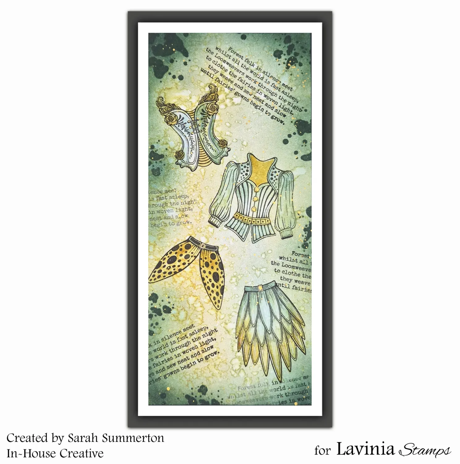 Lavinia Stamps Roselles Tulle Stempel Spitze Tüll
