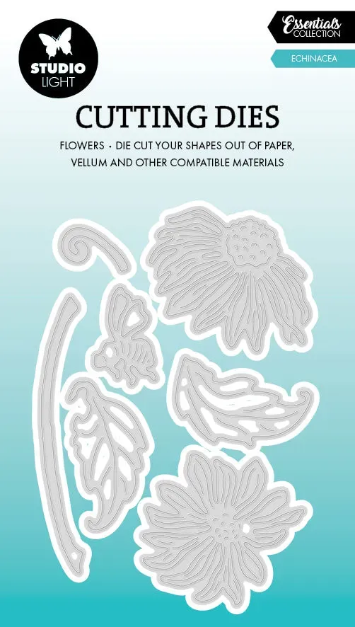 StudioLight Essentials Echinacea Stanzschablone Blumenmotiv