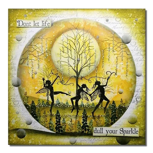 Lavinia-Stamps Background Script Stempel Hintergrundschrift