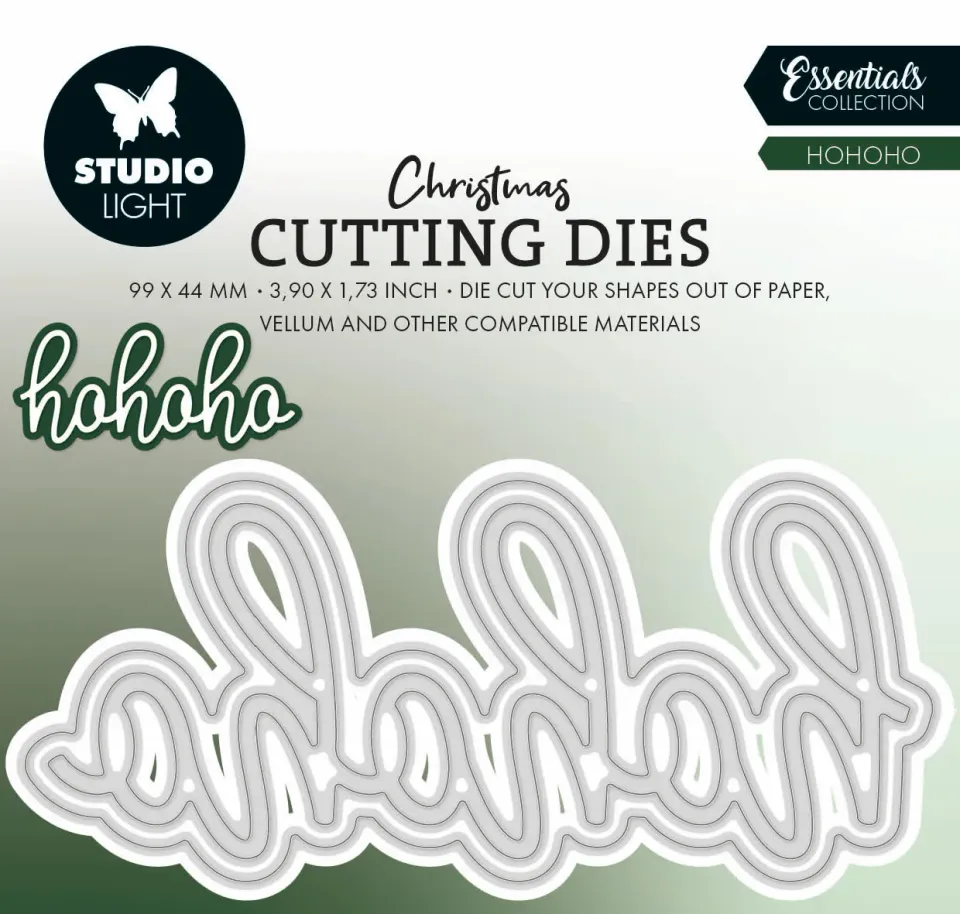 StudioLight Essentials Hohoho Stanzform 99x44 mm Schriftzug